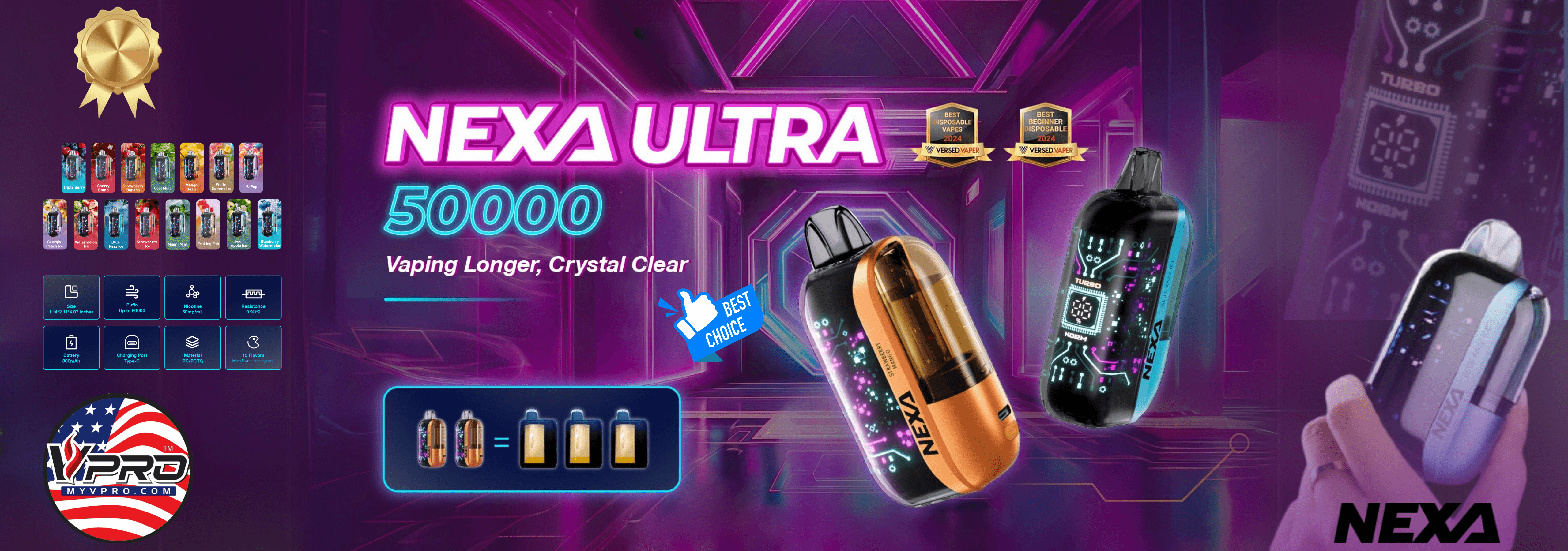 Unveiling the Future of Vaping: Meet the NEXA ULTRA 50000
