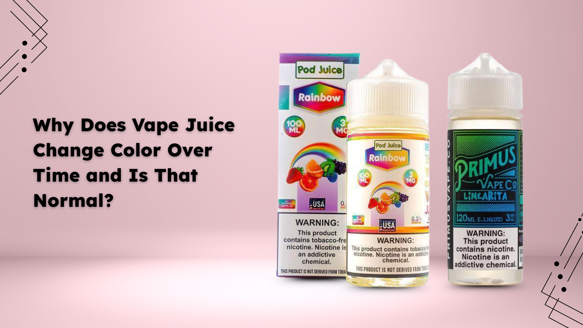 Why Does Vape Juice Change Color Over Time and Is That Normal?