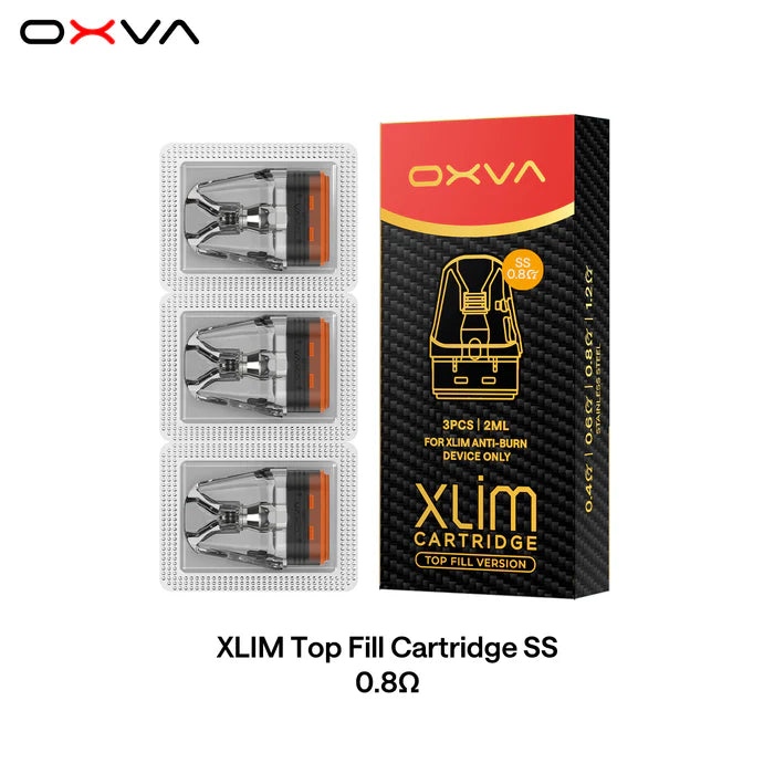 OXVA XLIM Top Fill Cartridges 3pk