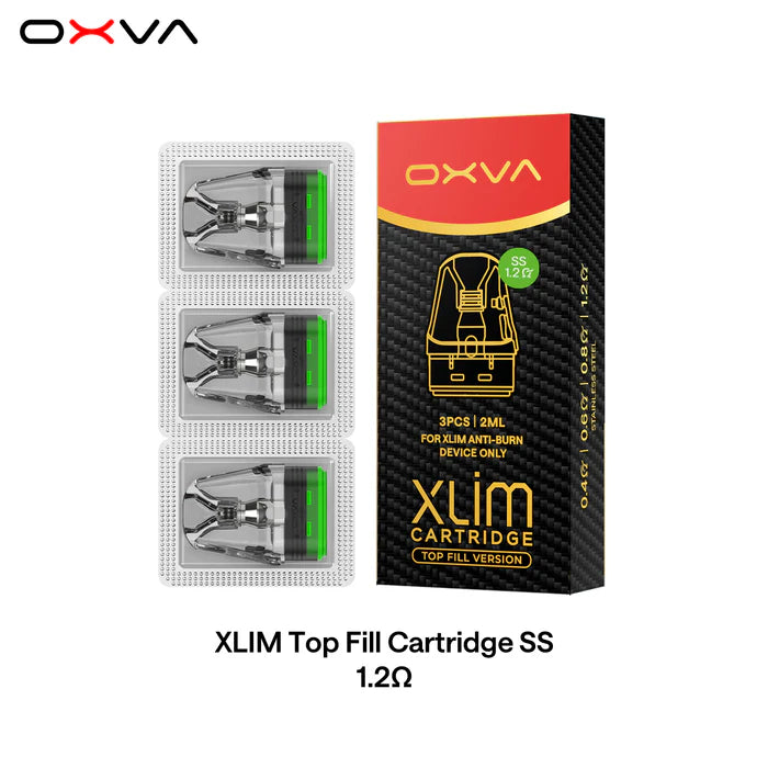 OXVA XLIM Top Fill Cartridges 3pk
