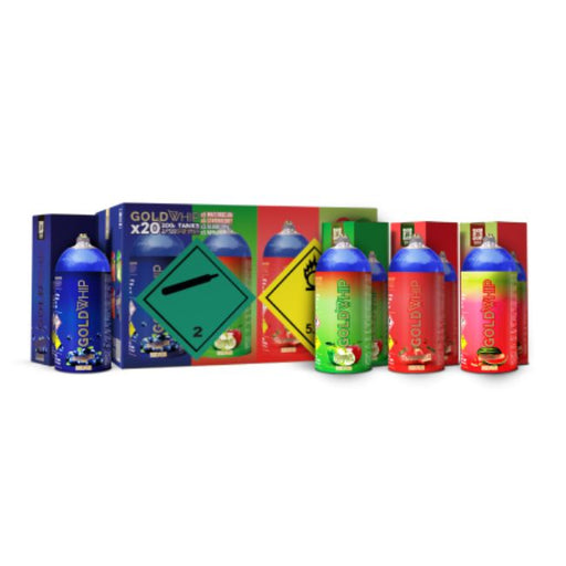 Gold Whip N2O 200G/0.3L Mini Tanks Cream Charger