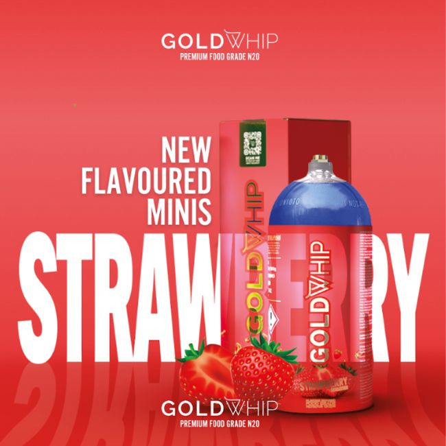 Gold Whip N2O 200G/0.3L Mini Tanks Cream Charger