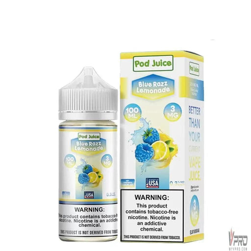 Blue Razz Lemonade - POD Juice 100mL