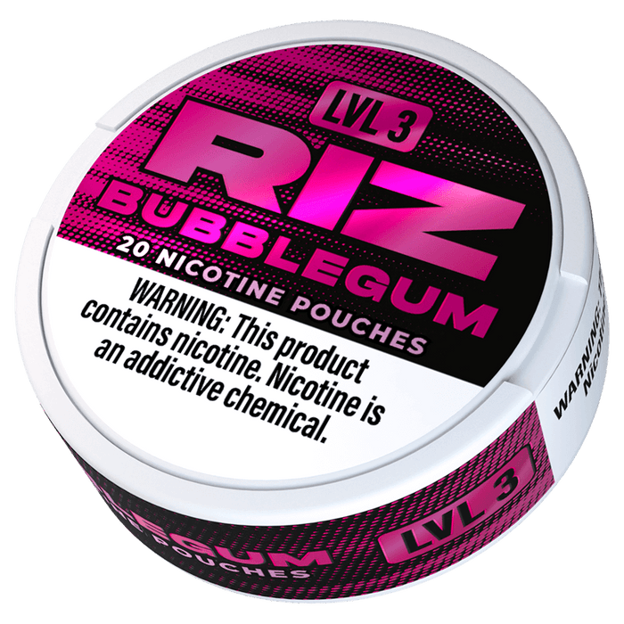Bubblegum - Riz Nicotine Pouches