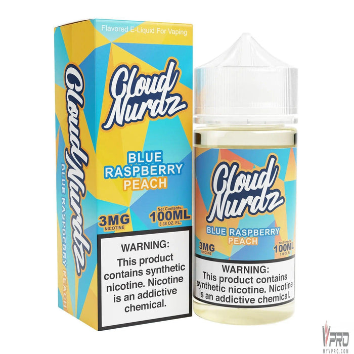 Blue Raspberry Peach - Cloud Nurdz Synthetic 100mL