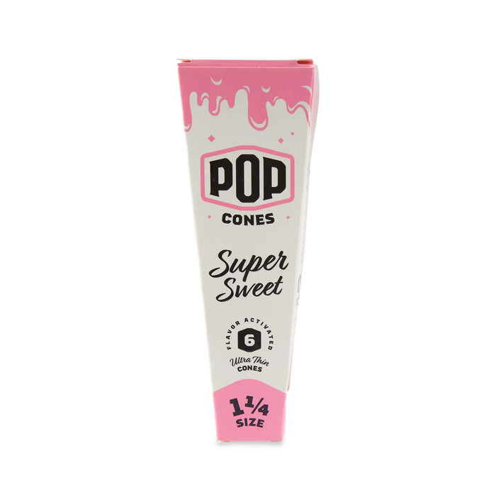 Pop Cones Ultra Thin 1 1/4 Size Cones - Pack of 6