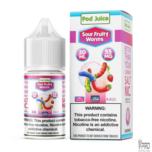 Sour Fruity Worms -  POD Juice Synthetic Salt 30mL