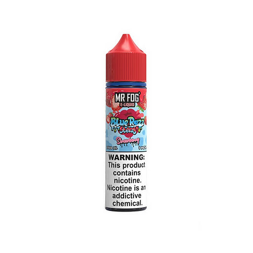 Strawberry - Mr Fog Steezy Blue Razz 60mL