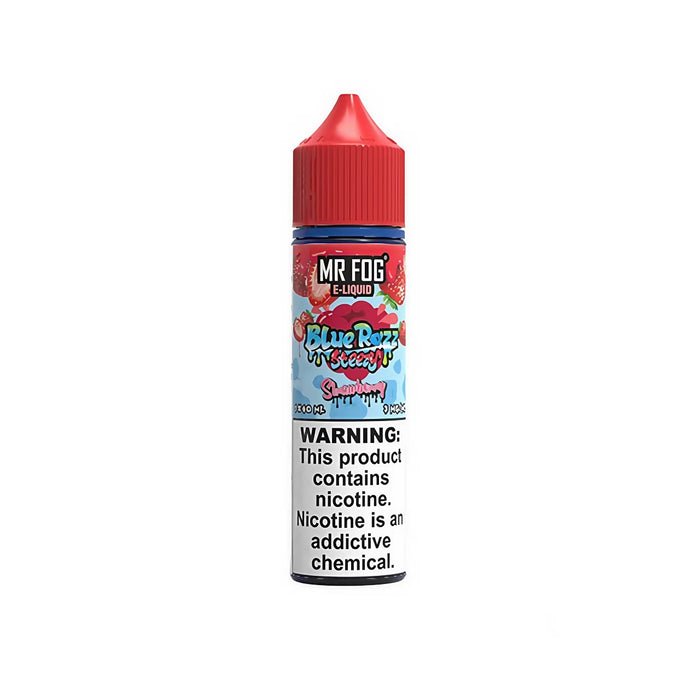 Strawberry - Mr Fog Steezy Blue Razz 60mL