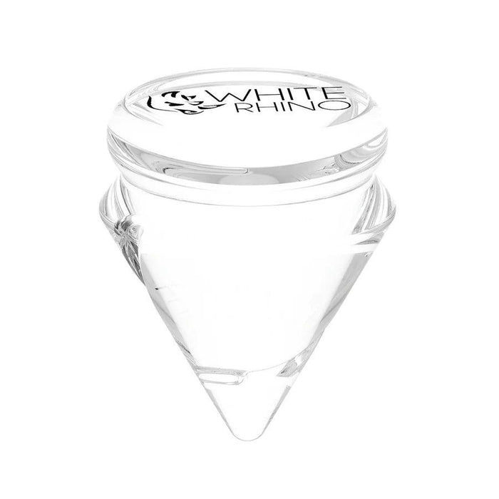 White Rhino Spinner Diamond Glass Carb Cap