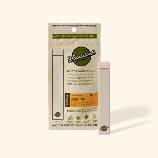 Woodstock Wildwood CBD Liquid Diamond Live Resin 2.0g Disposable