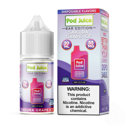 Sakura Grape Ice - Pod Juice Bar Salt 30mL