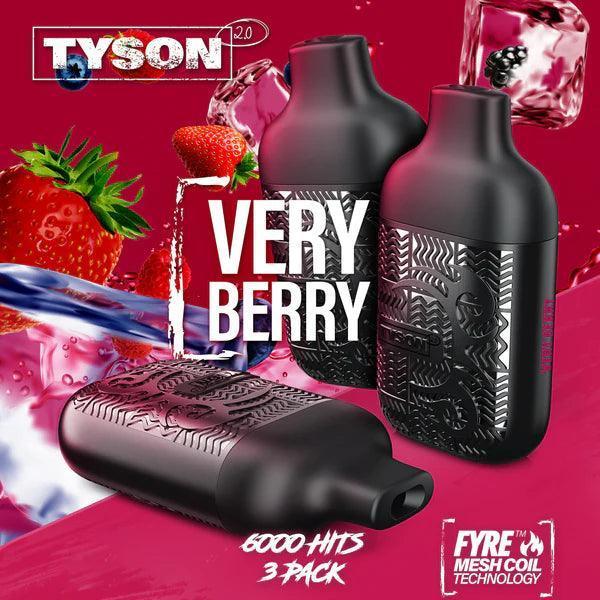 Tyson 2.0 Lightweight 2K Puffs Disposable-3packs