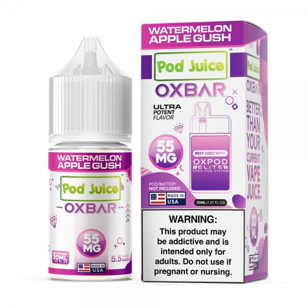 Watermelon Apple Gush - Pod Juice x OXBAR Salt 30mL